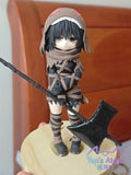 18cm Black Souls 2 Miranda Handmade Clay Model with Dust Cover