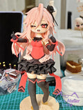 18cm Black Souls 2 Red Idol Pulikeite Handmade Clay Model with Dust Cover