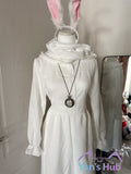 Custom Made Blacksouls2 White Rabbit Norden Cosplay Set Including Wig And Props