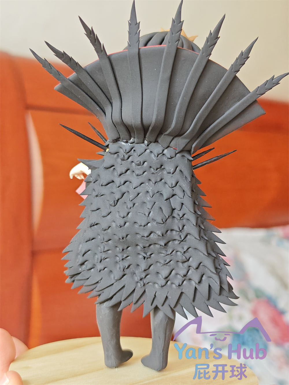 18cm Black Souls Sexy Lorina Handmade Clay Model with Dust Cover