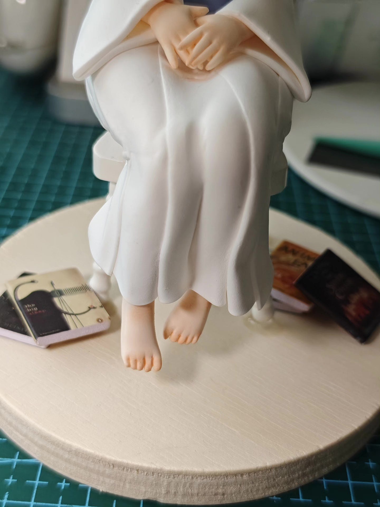 18cm/10cm Black Souls 2 Norden Handmade Clay Model with Dust Cover