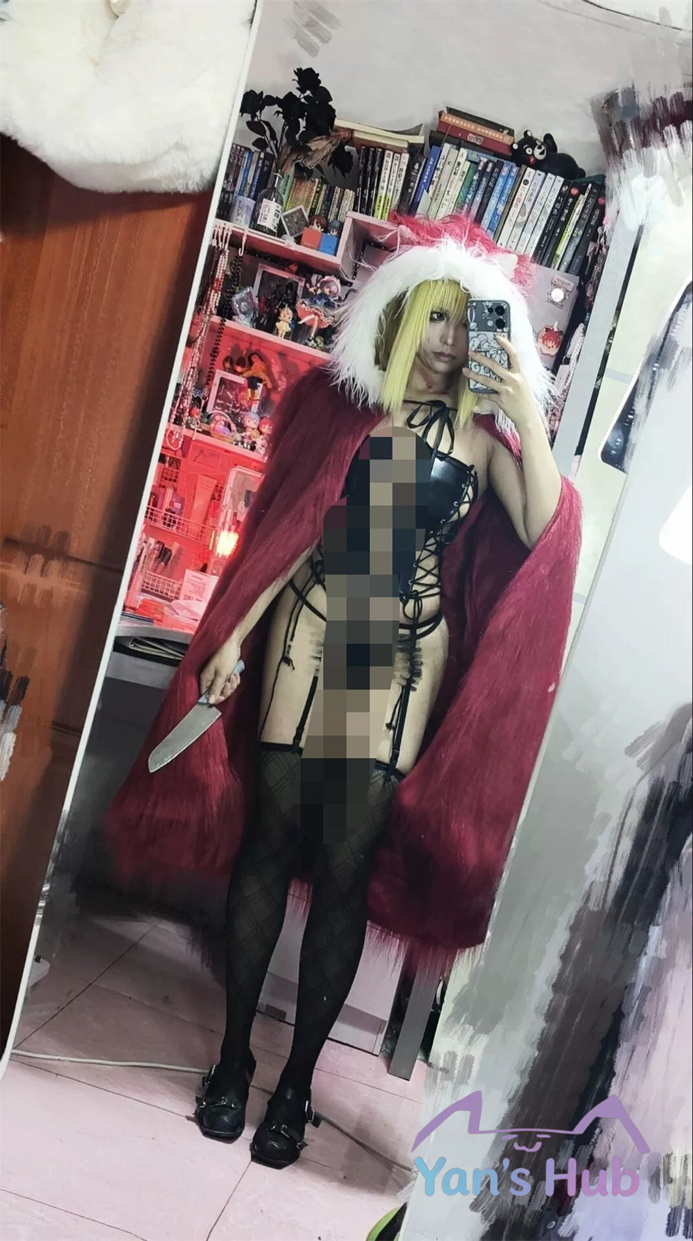 Custom Made Blacksouls2 Red Hood Cosplay, Full Set Of Clothing Optional