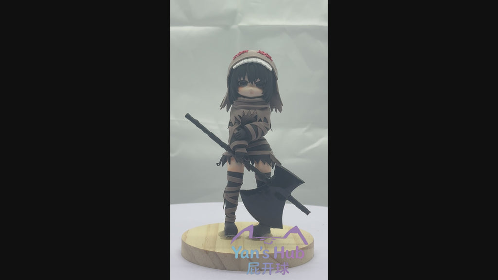 18cm Black Souls 2 Miranda Handmade Clay Model with Dust Cover